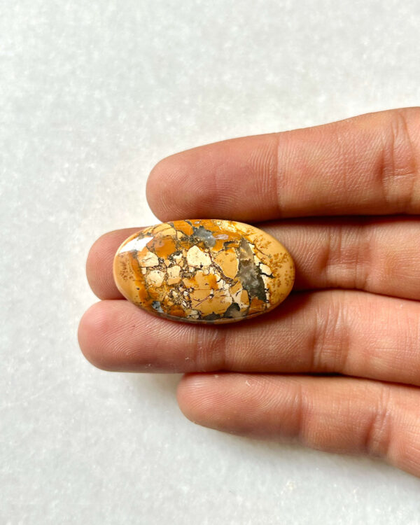 33mm Natural Maligano Jasper Cabochon for Jewelry Making