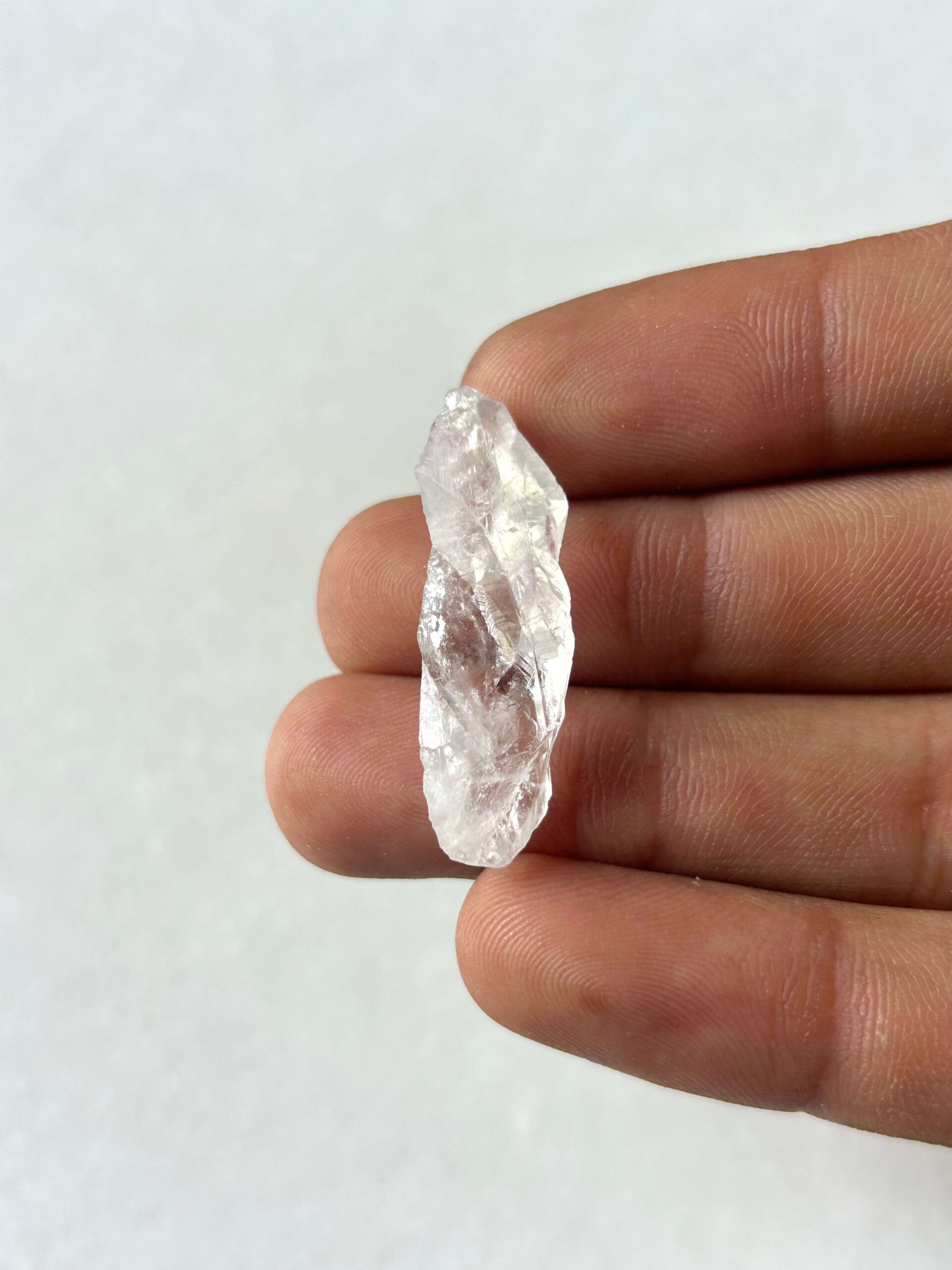 Unpolished Clear Quartz for Handmade Designs