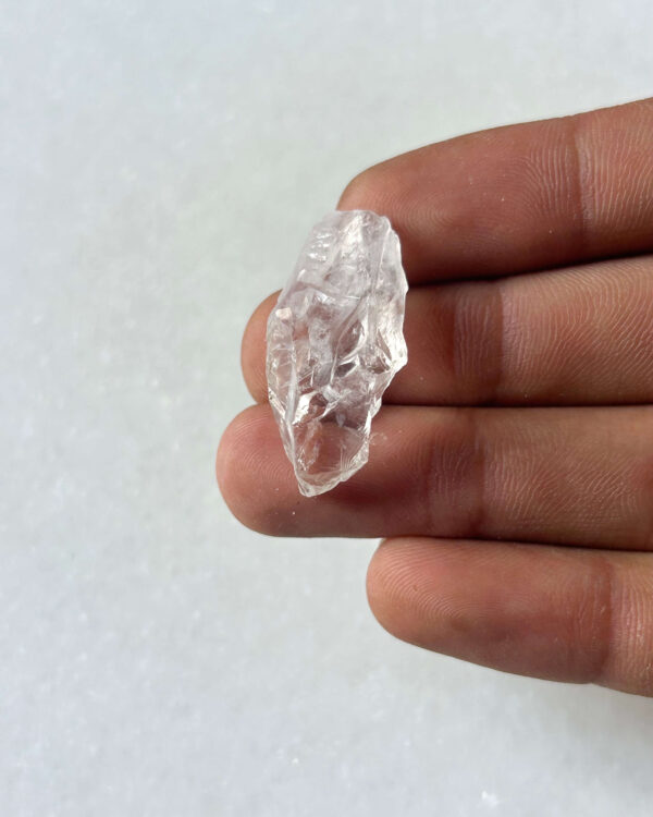 32 mm Raw Clear Quartz for Jewelry Making