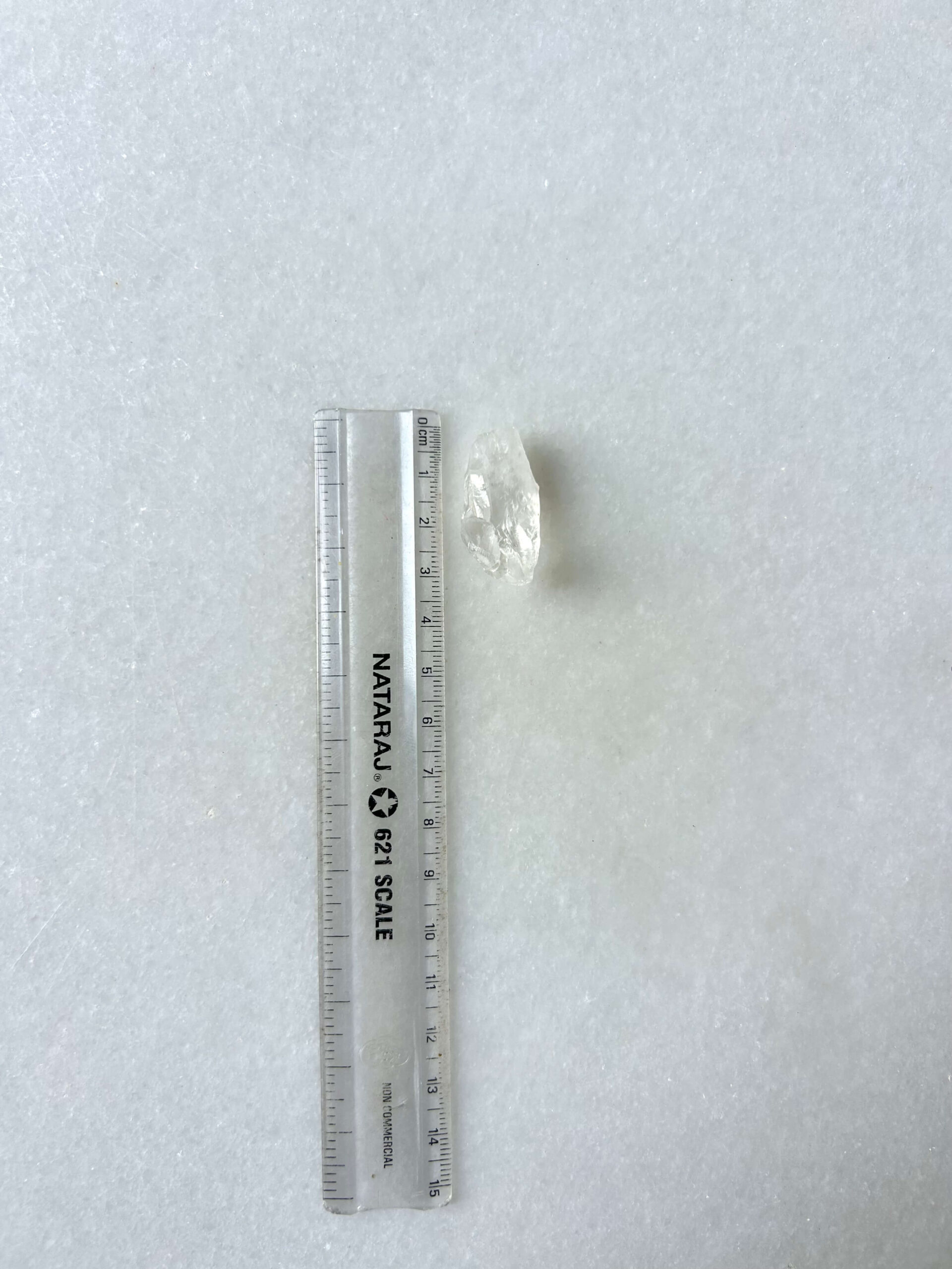 32 mm Raw Clear Quartz for Jewelry Making - Image 2