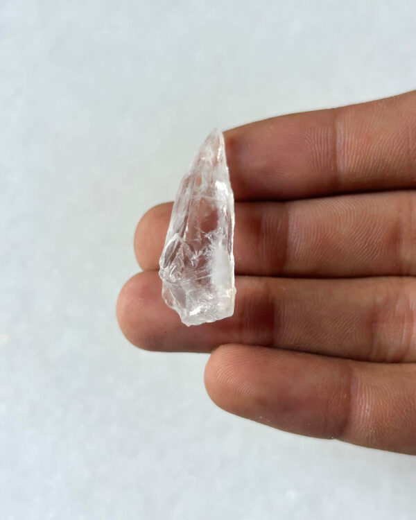37 mm Raw Clear Quartz Stone