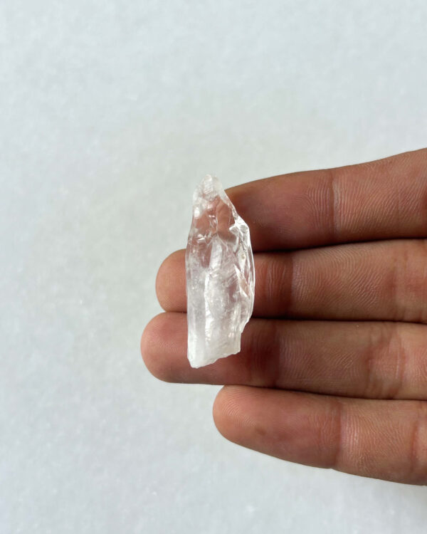 39 mm Raw Clear Quartz for Jewelry Making