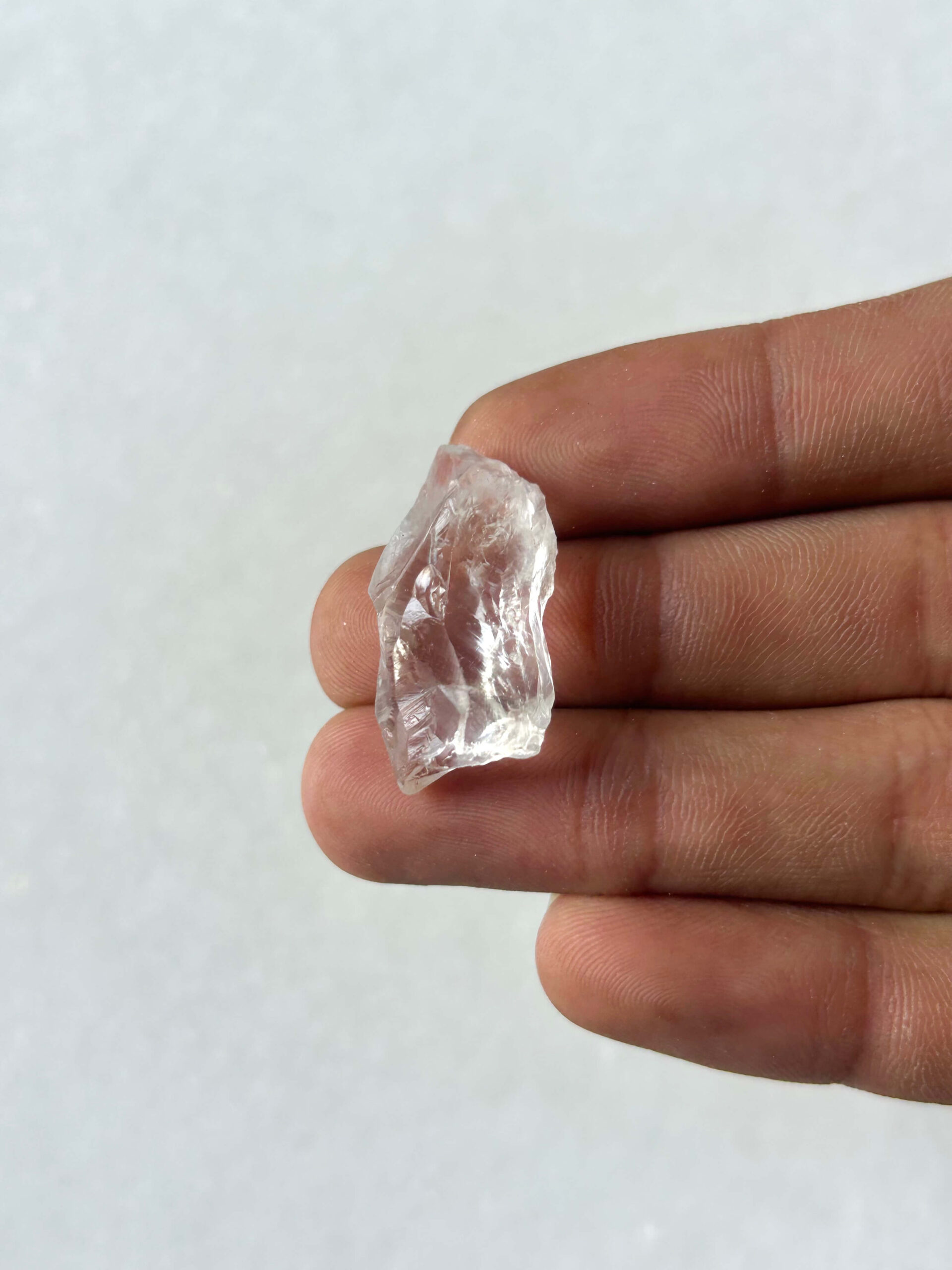 28 mm Clear Quartz Rough Stone
