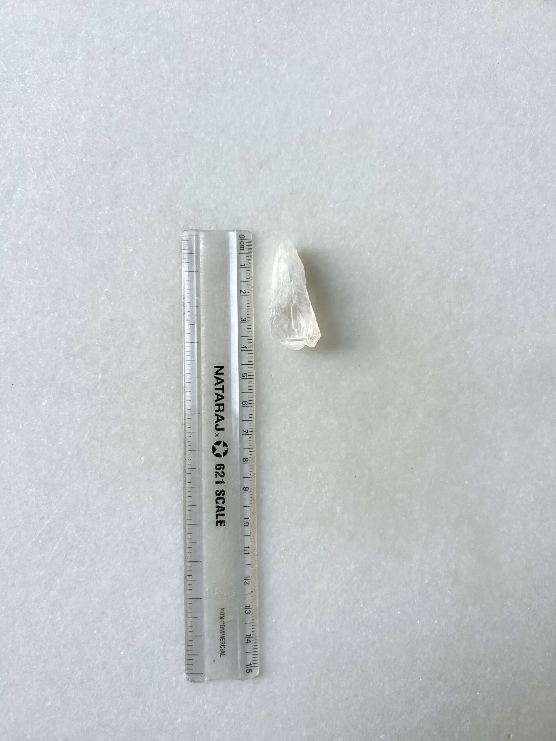 39 mm Raw Clear Quartz Stone - Image 2