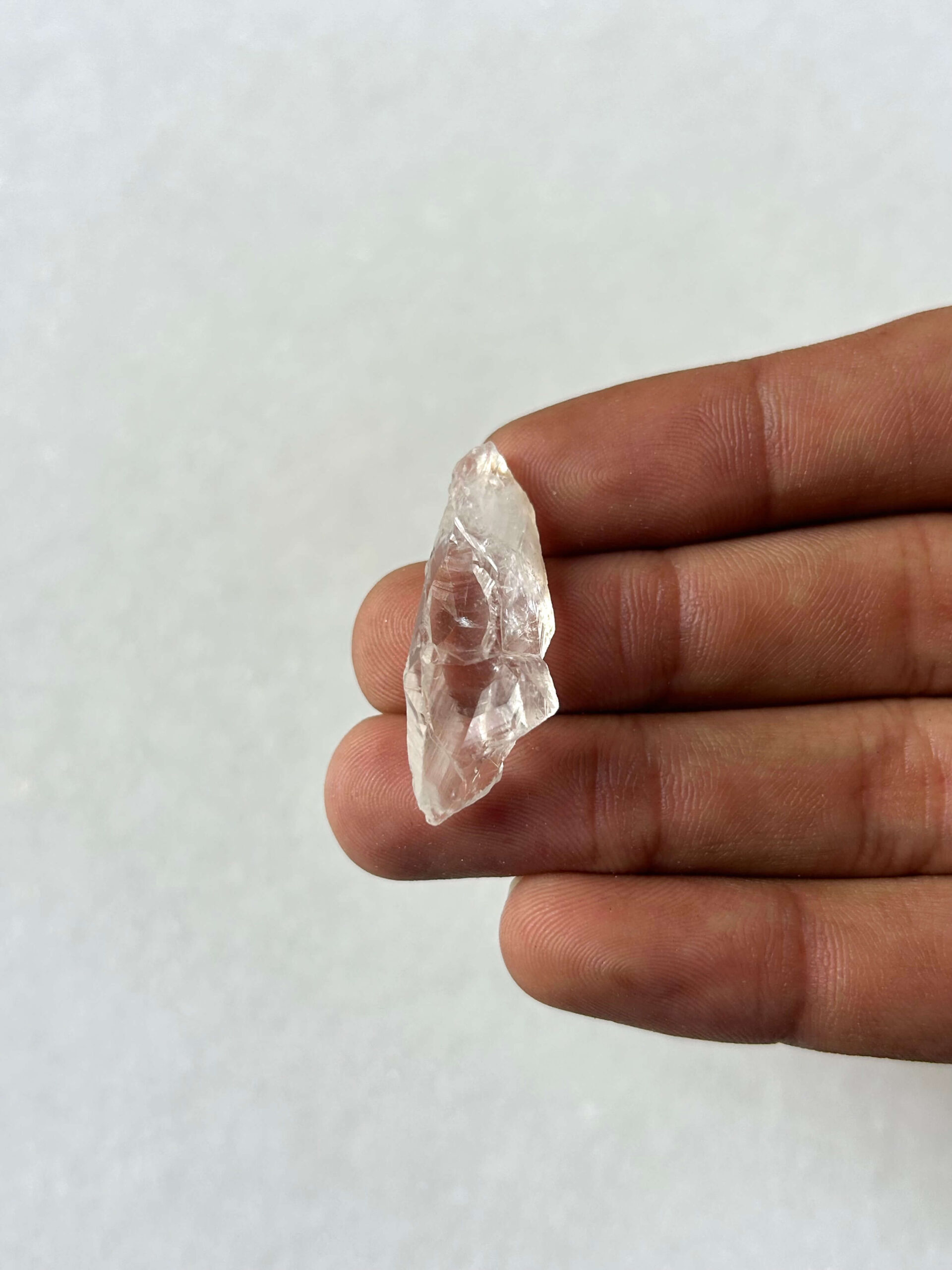 35 mm Raw Clear Quartz for Jewelry Making