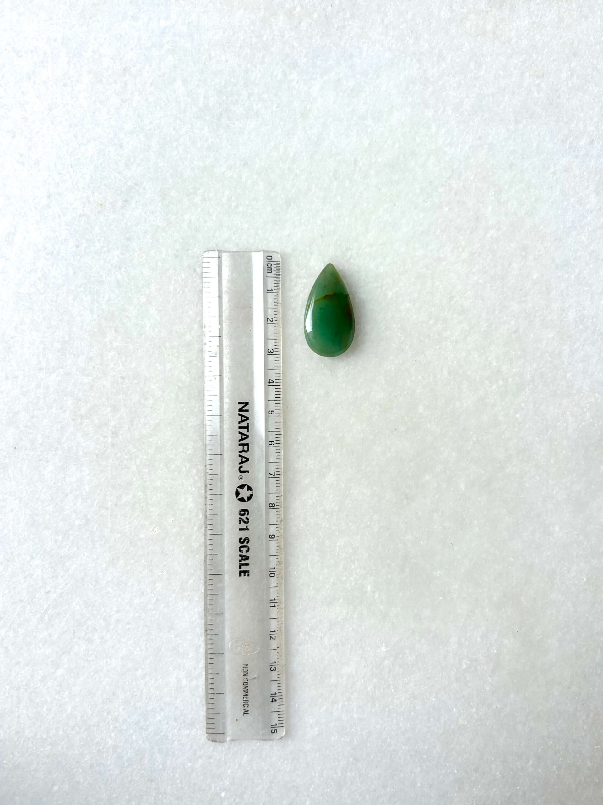 30 mm Green Jade Cabochon - Image 2