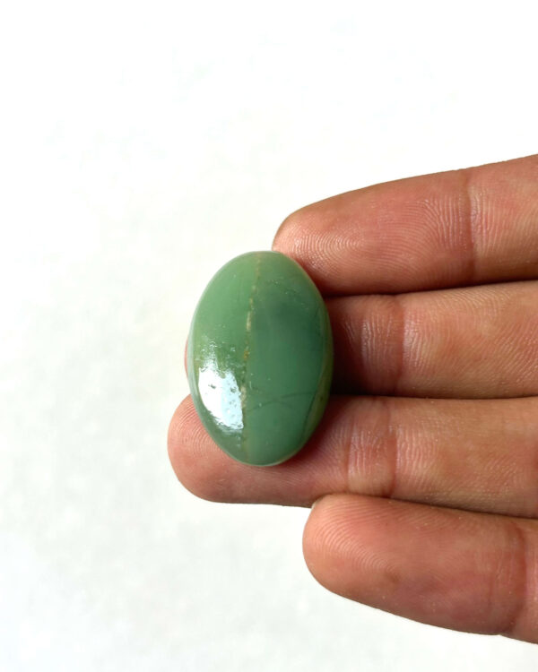 30 mm Green Jade Stone for Jewelry Making