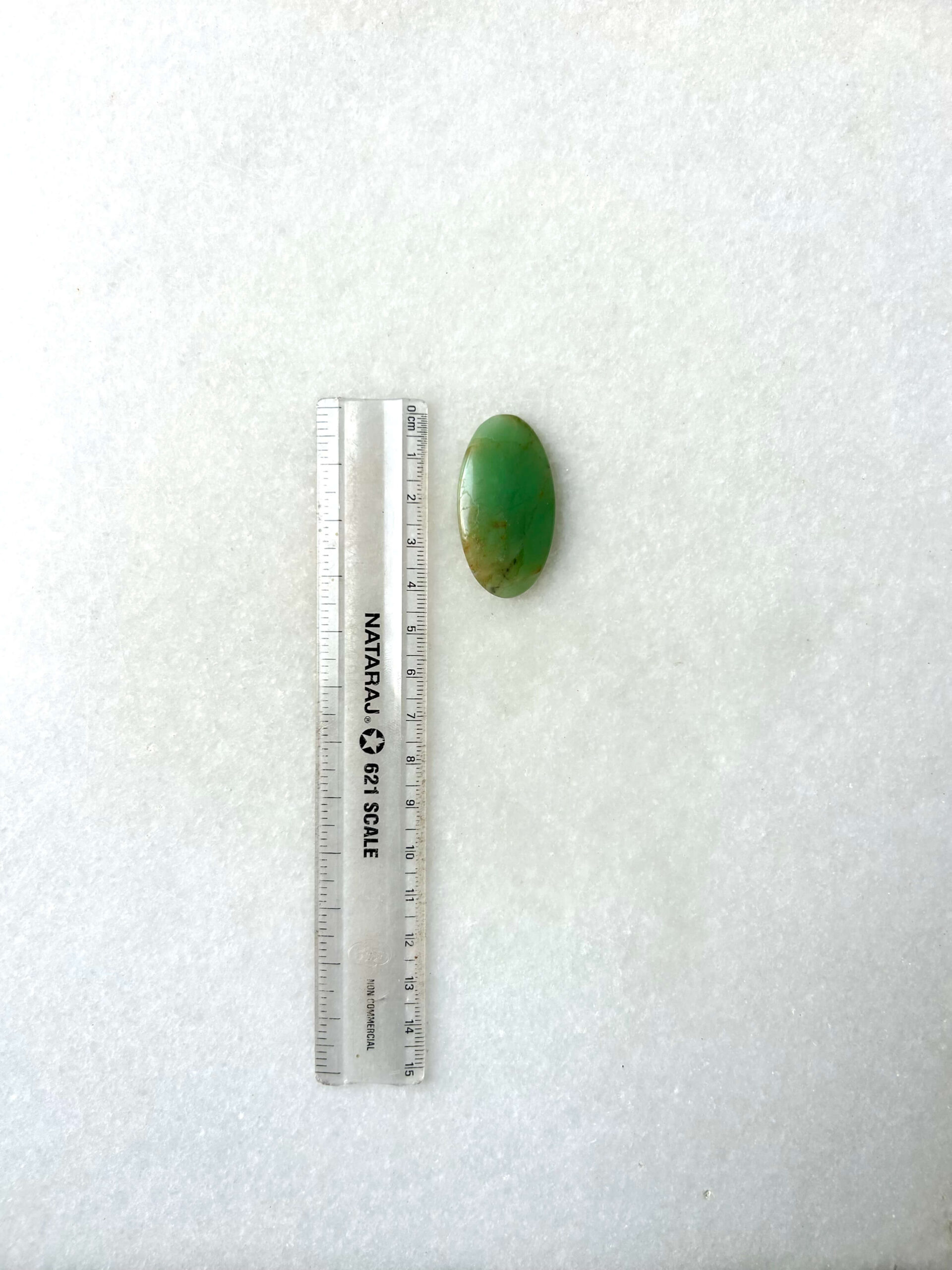 42 mm Green Jade Cabochon for Handmade Designs - Image 2