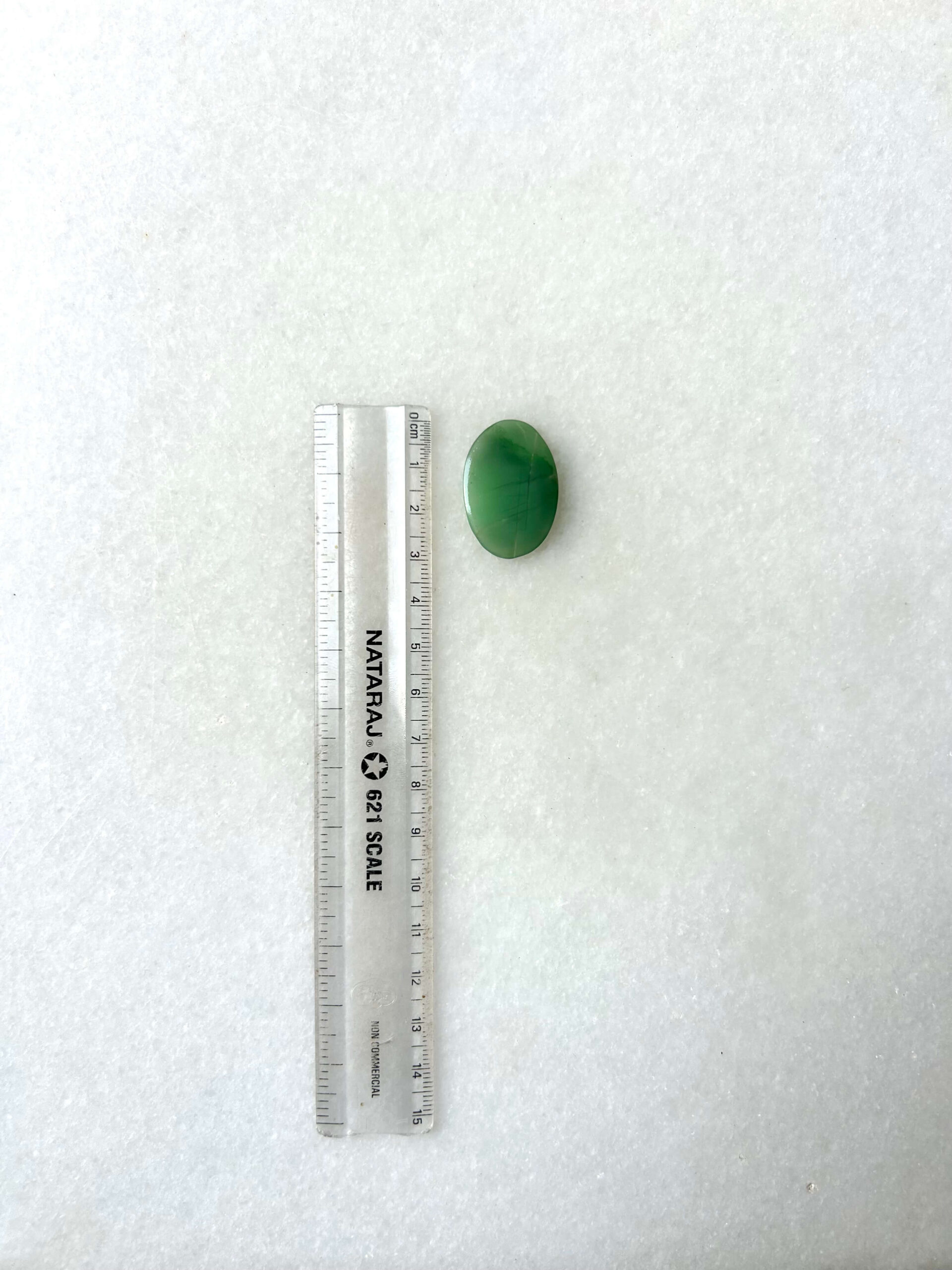 30 mm Green Jade Cabochon - Image 2