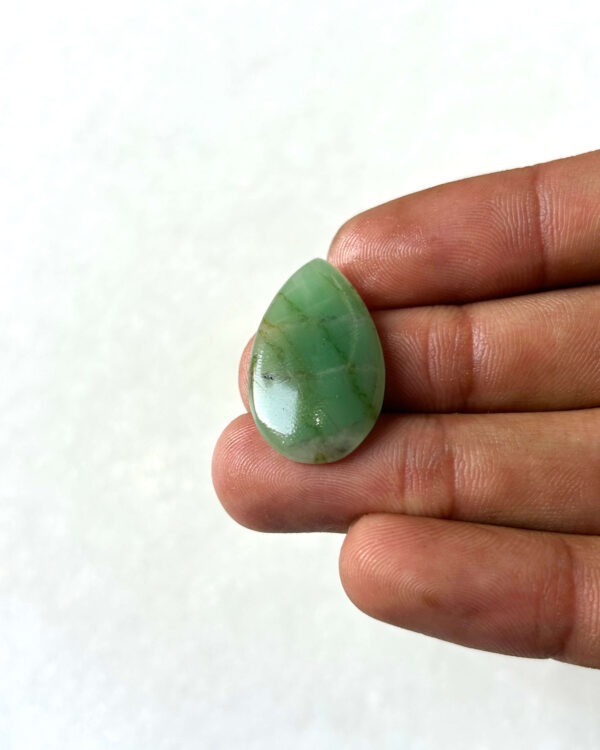 27 mm Freeform Green Jade Cabochon