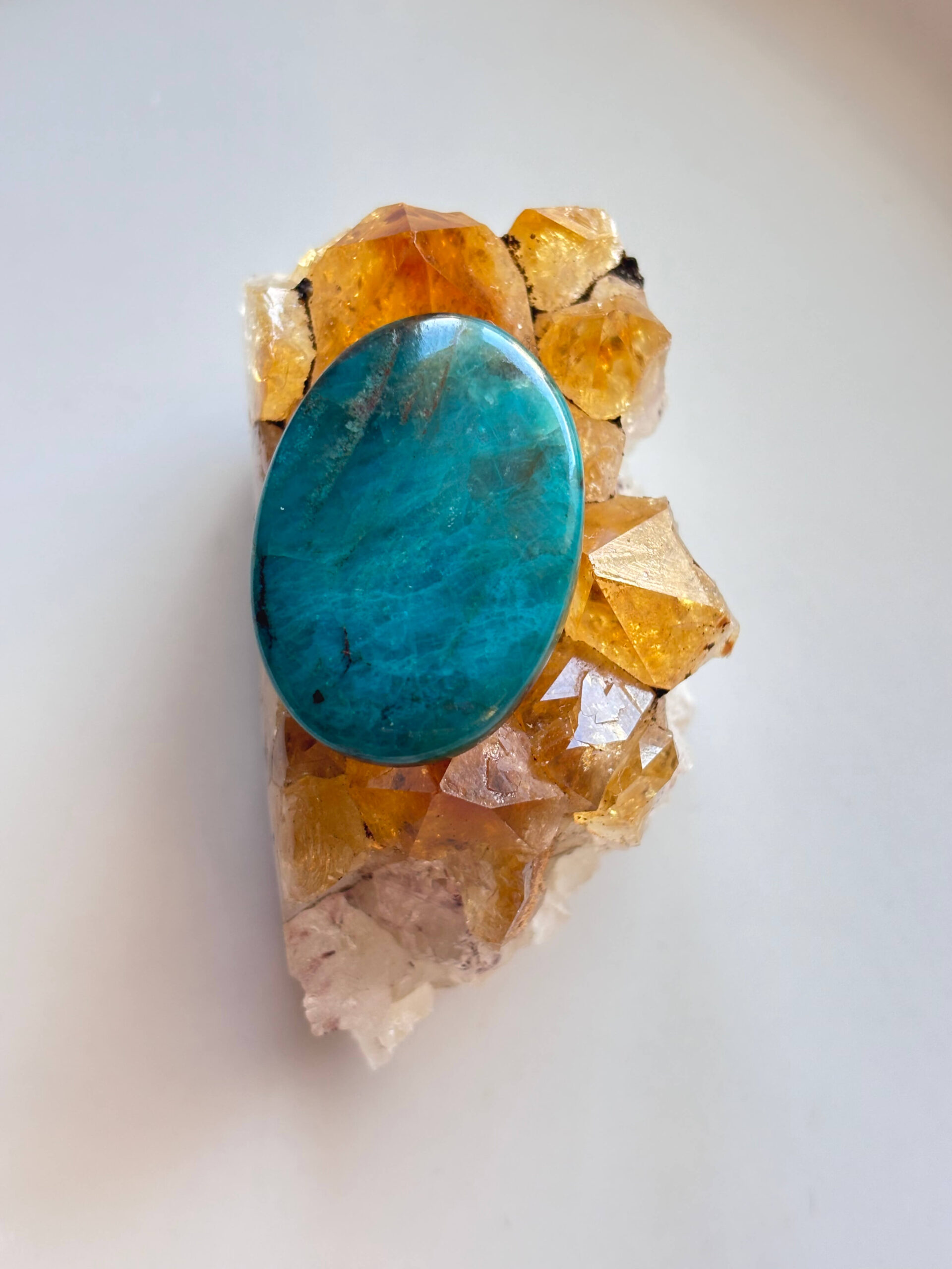 31mm Shattuckite Stone for Custom Jewellery
