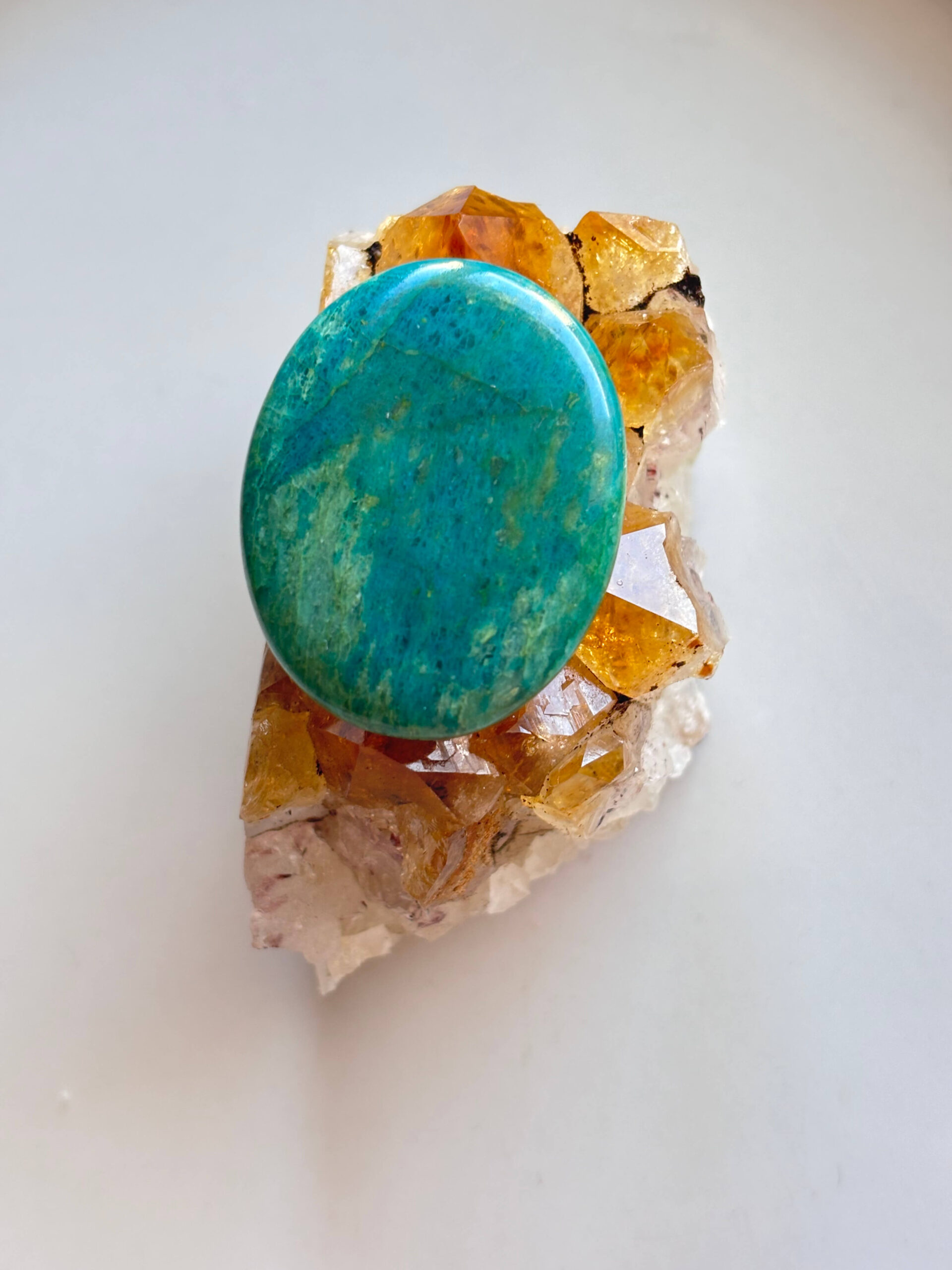 34mm Shattuckite Gemstone for Wire Wrapped Designs