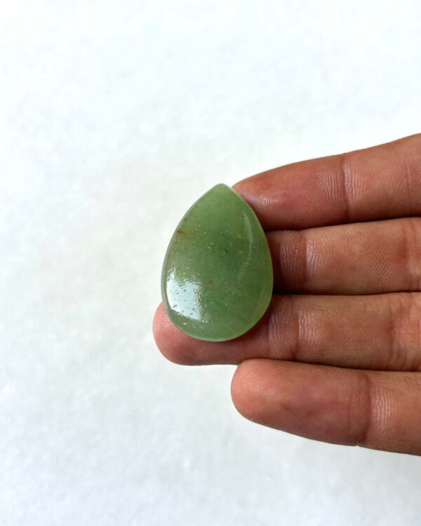 37 mm Green Jade Cabochon