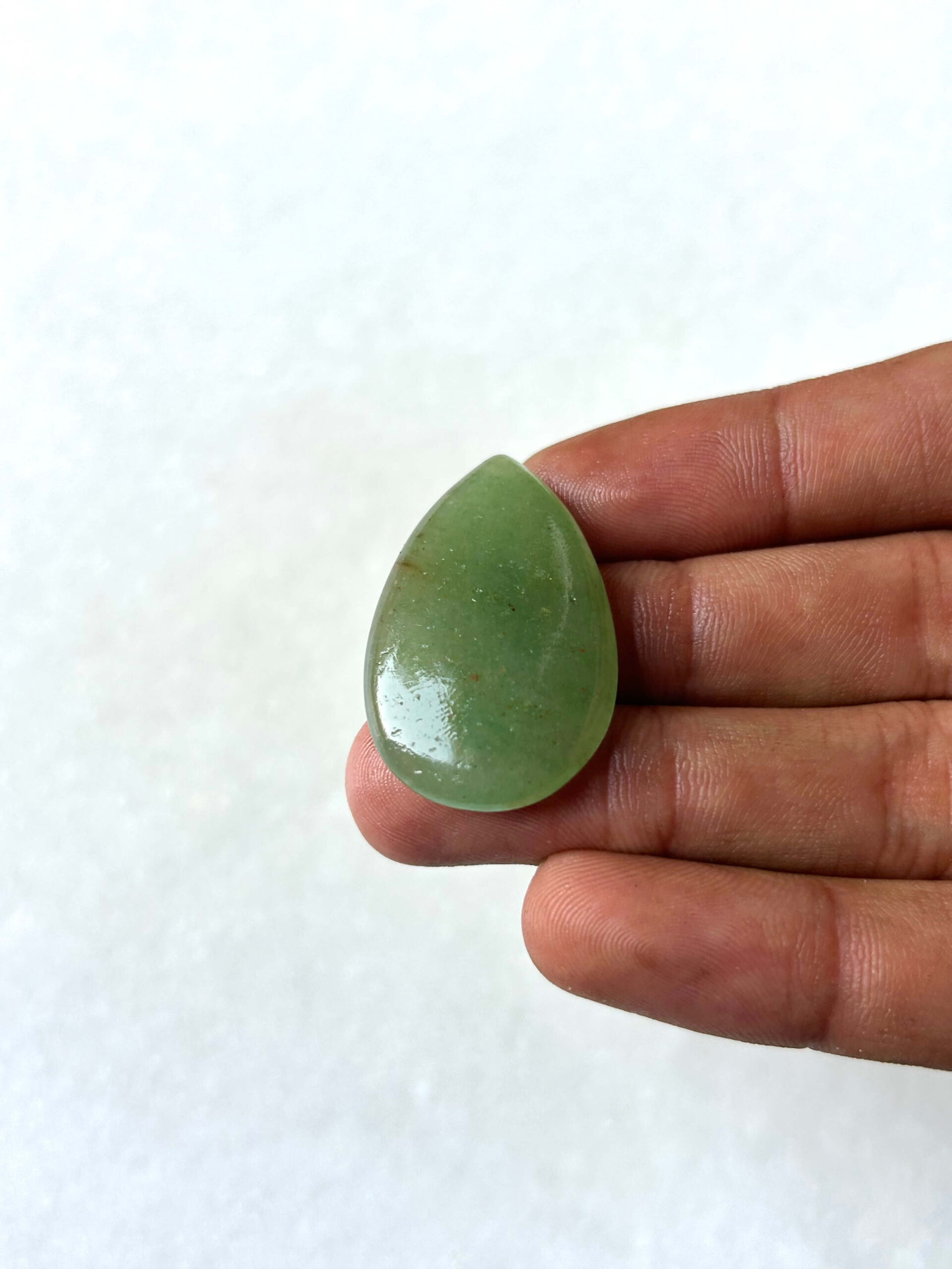 37 mm Green Jade Cabochon