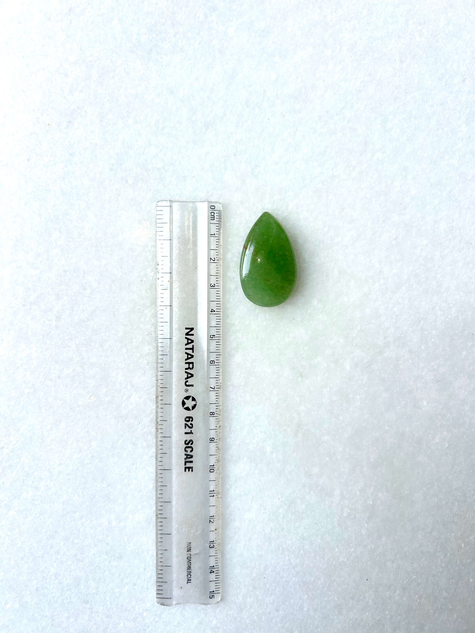 37 mm Green Jade Cabochon - Image 2