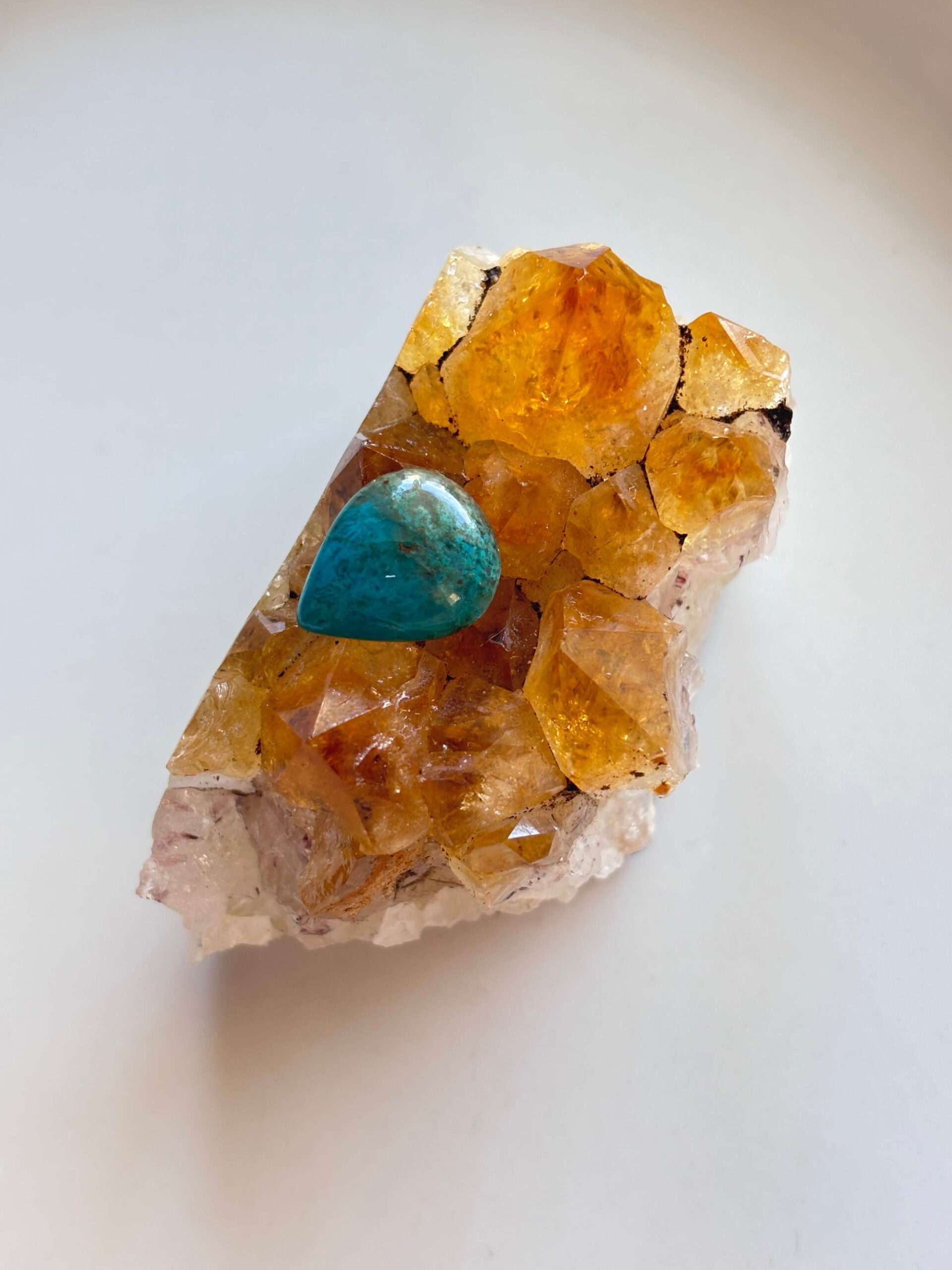 16mm Shattuckite Stone for Macramé