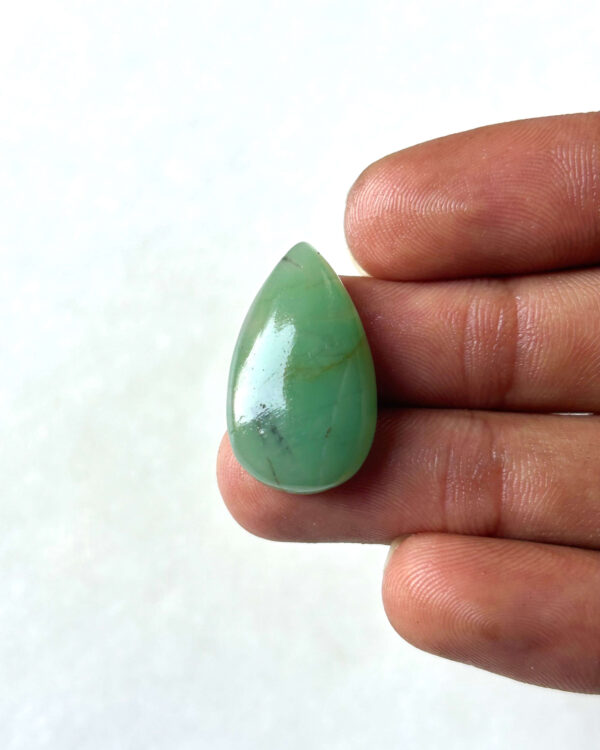 27 mm Green Jade Cabochon