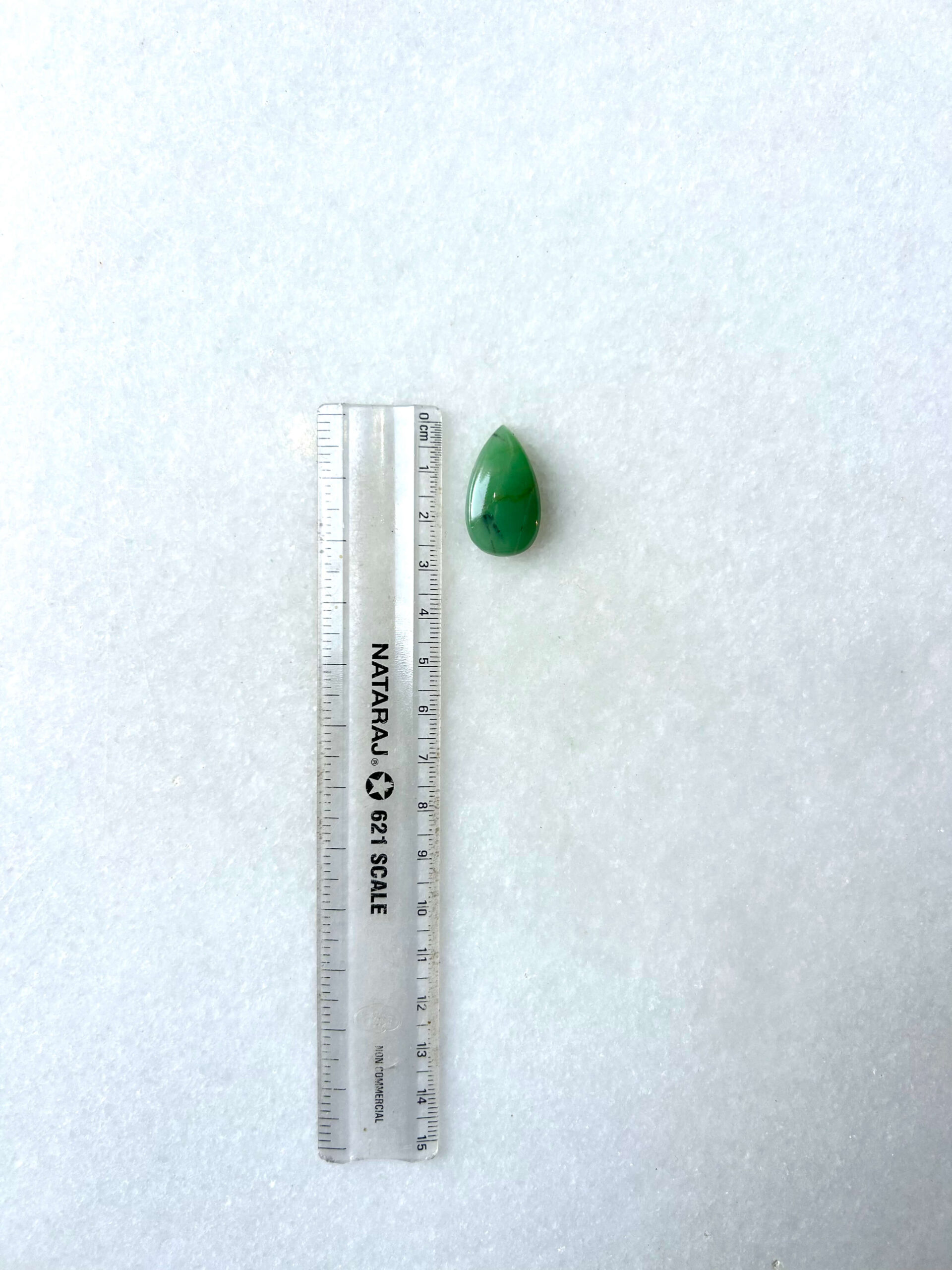 27 mm Green Jade Cabochon - Image 2