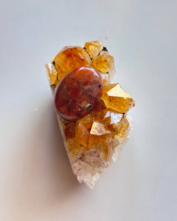 25mm Sunstone Stone for Macramé