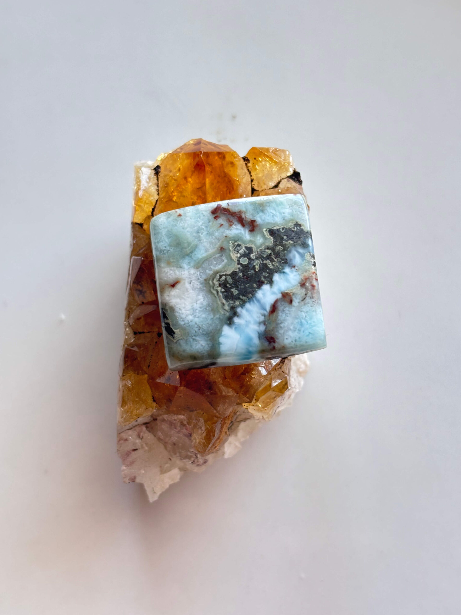 27mm Larimar Stone for Creative Jewellery - Image 2
