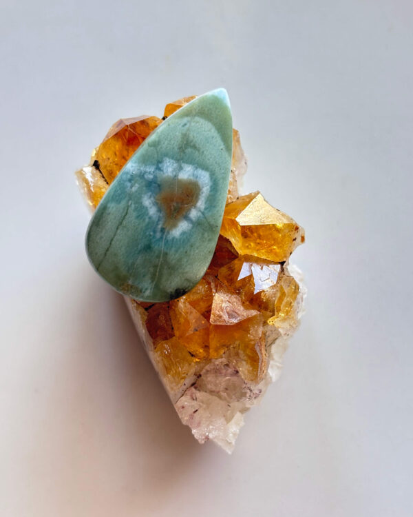 40mm Larimar Gemstone for Handmade Designs