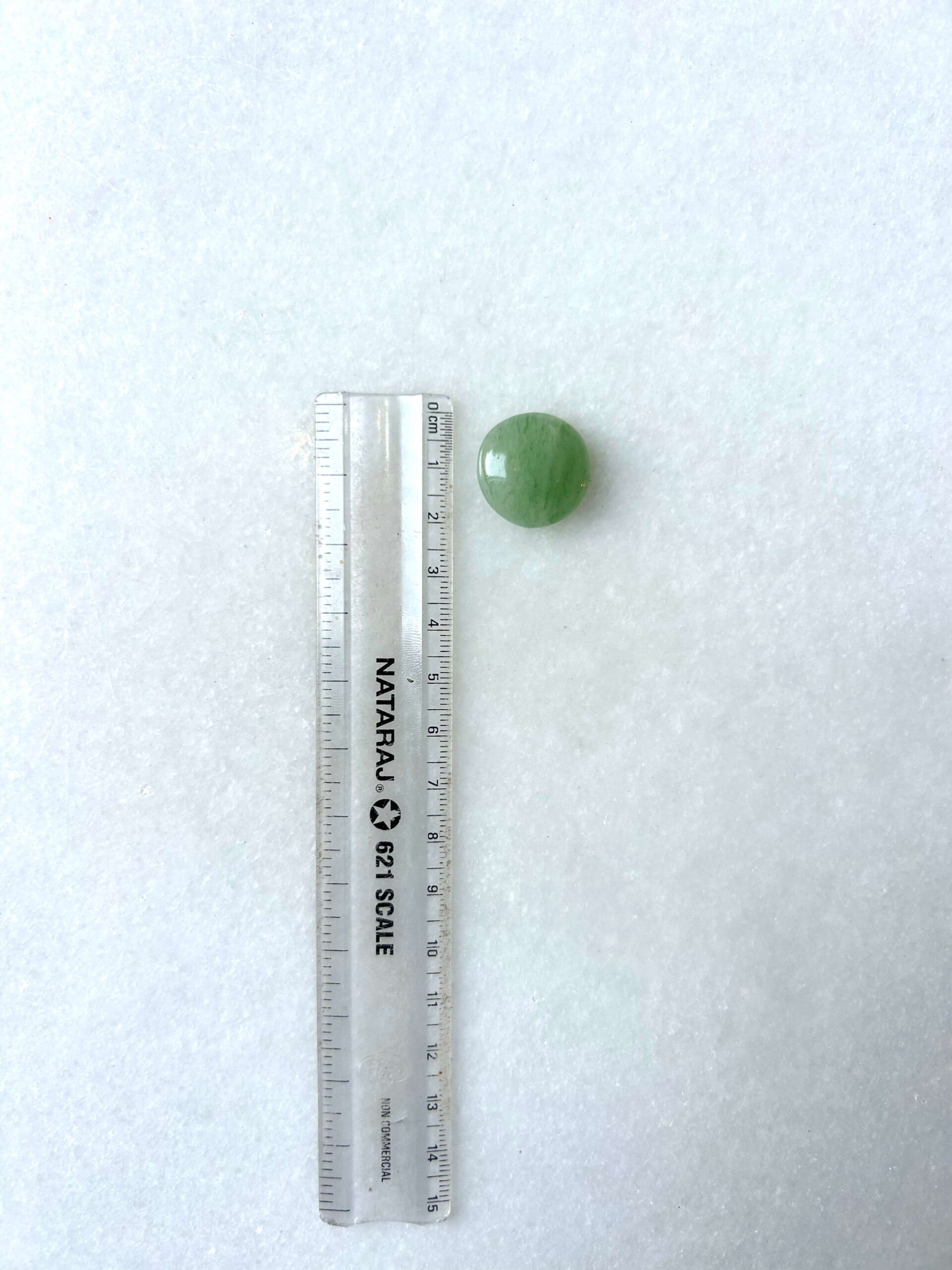 21 mm Green Jade Cabochon for Handmade Designs - Image 2