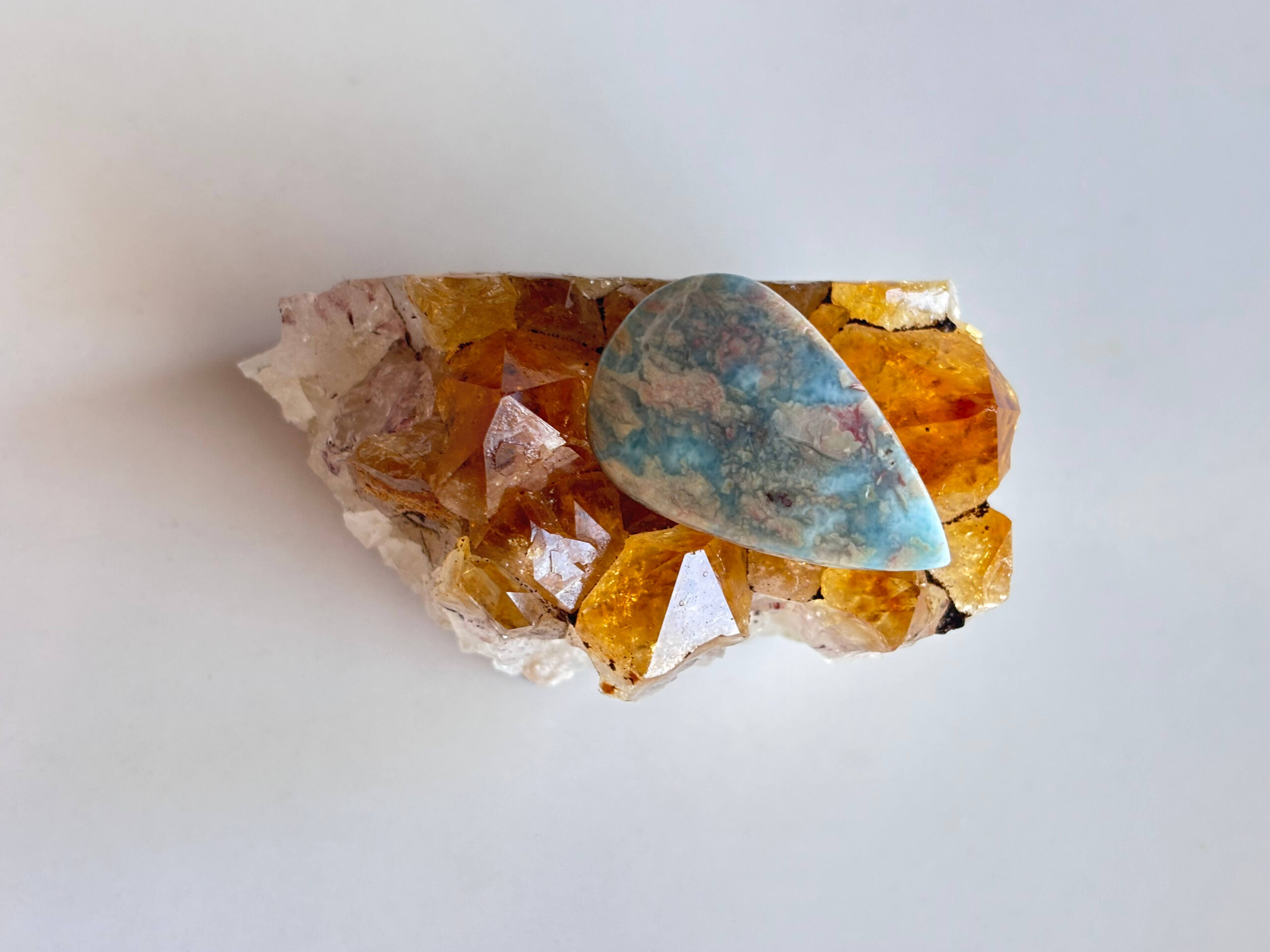 31mm Larimar Stone for Jewellery Projects - Image 2