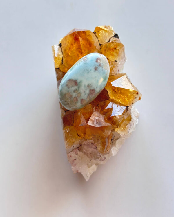 26mm Larimar Stone for Macramé