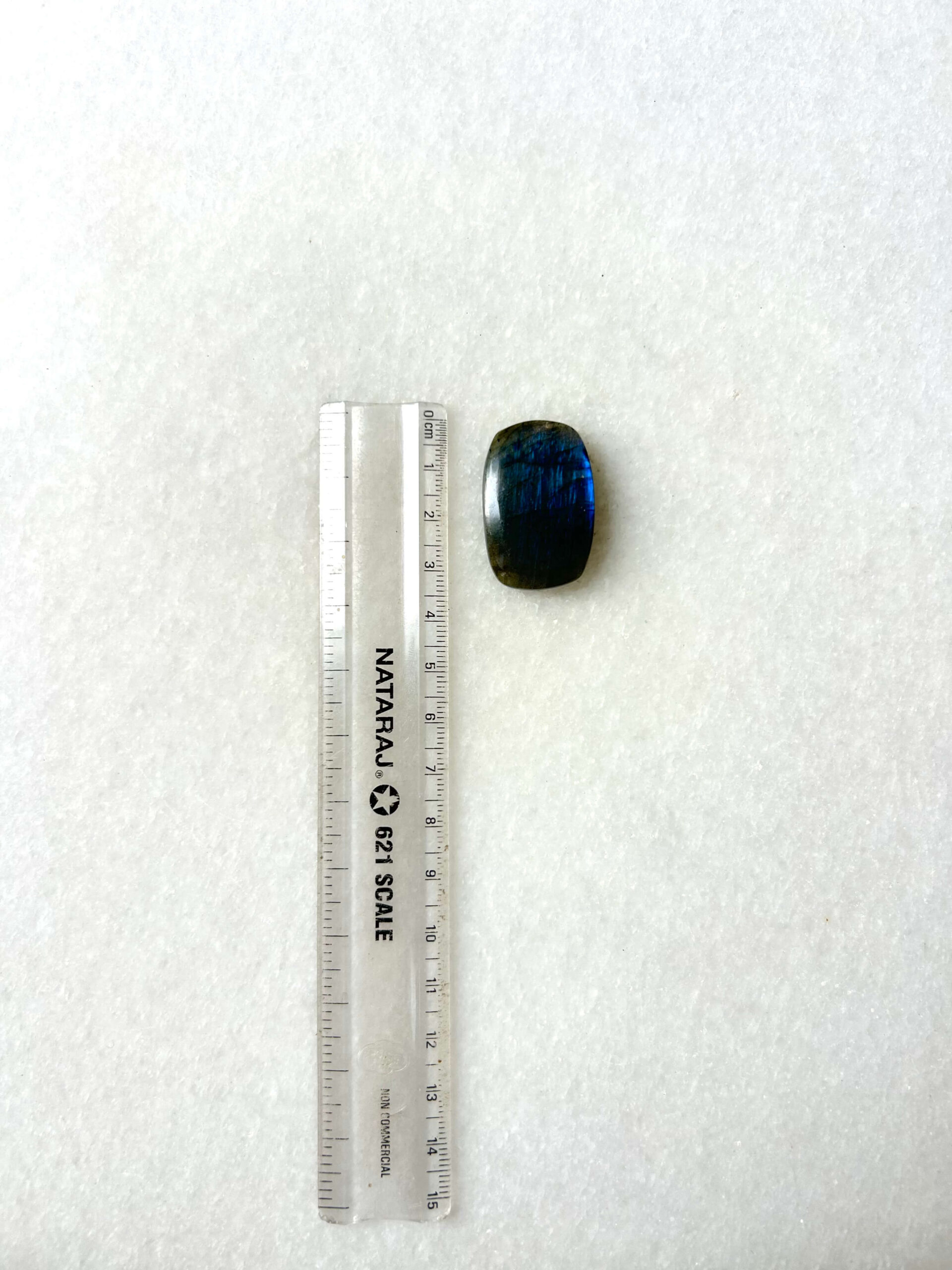 33 mm Labradorite Cabochon with Blue Flash - Image 2