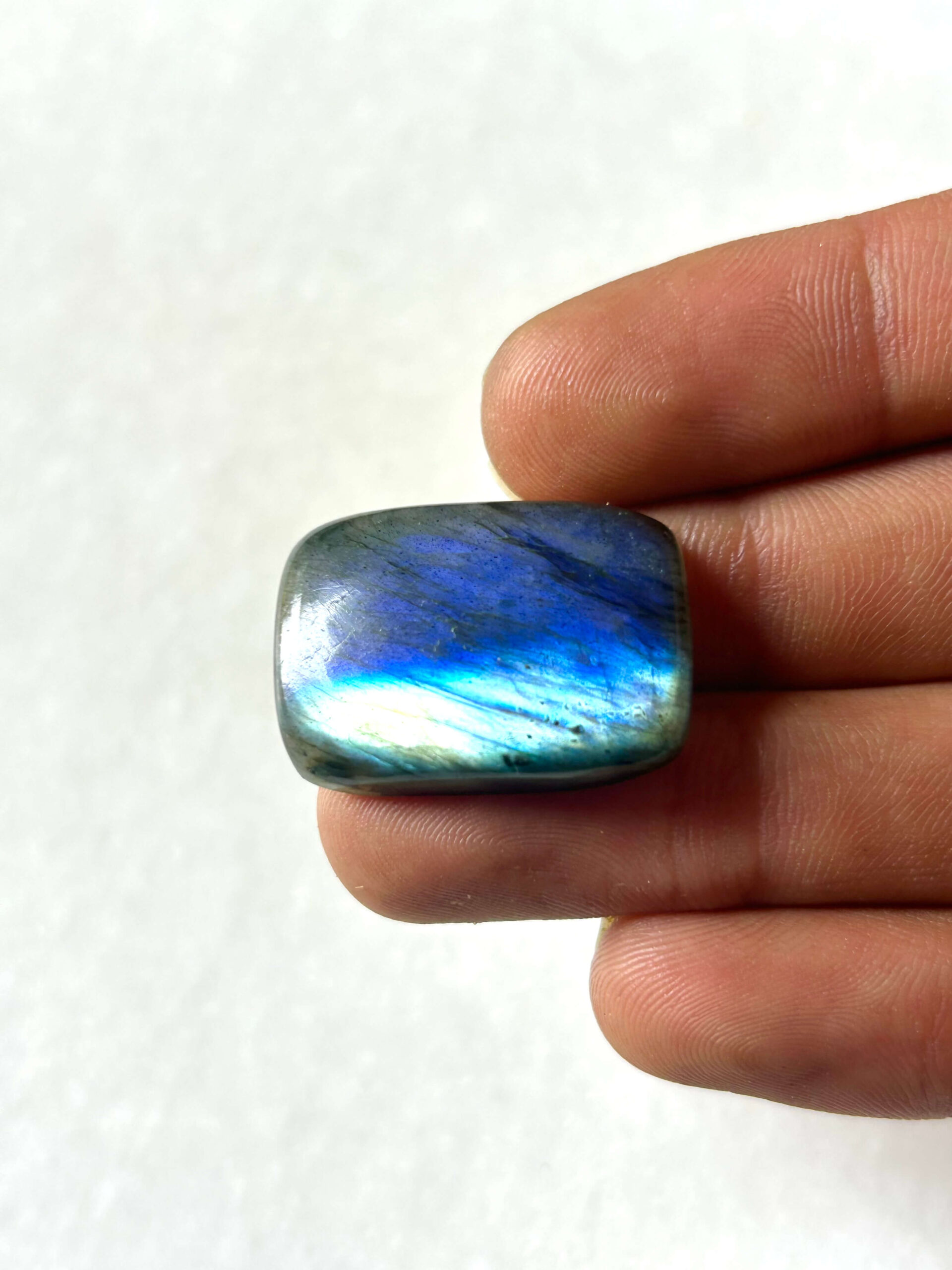 28 mm Blue Labradorite for Macrame