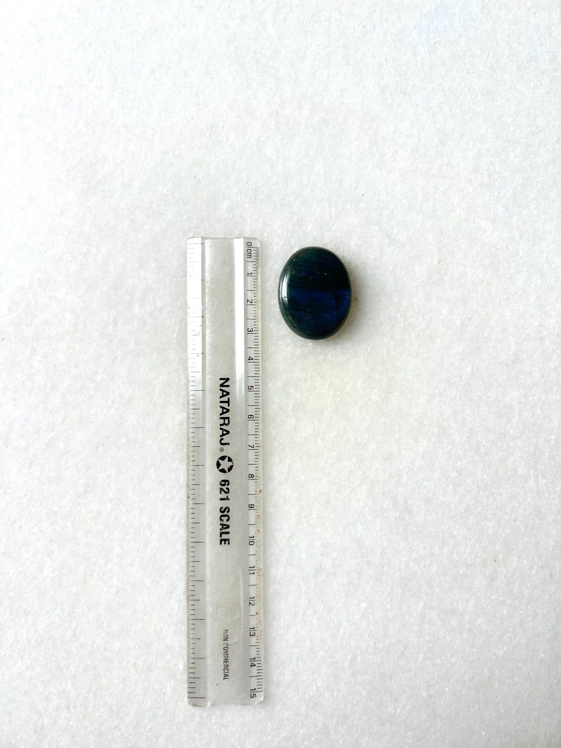 32 mm Blue Flash Labradorite Stone - Image 2