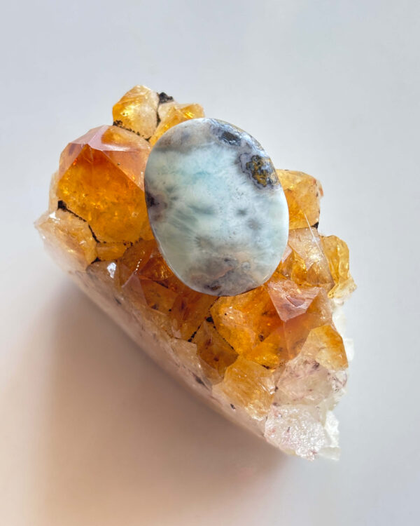 26mm Larimar Stone for Custom Jewellery