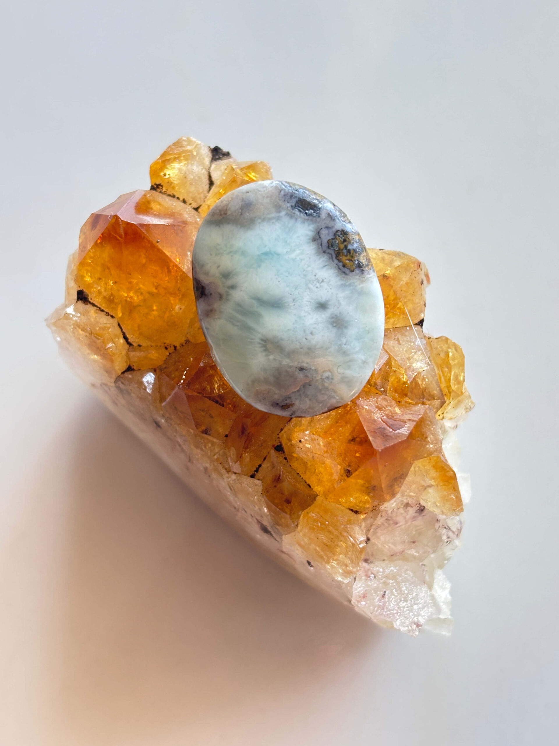 26mm Larimar Stone for Custom Jewellery