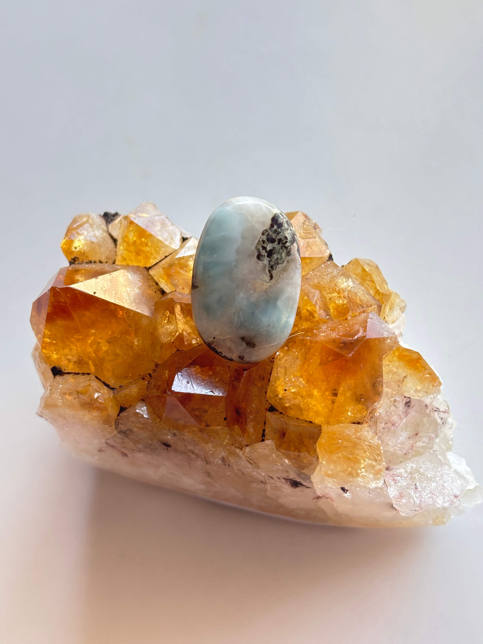 22mm Larimar Stone for Macramé