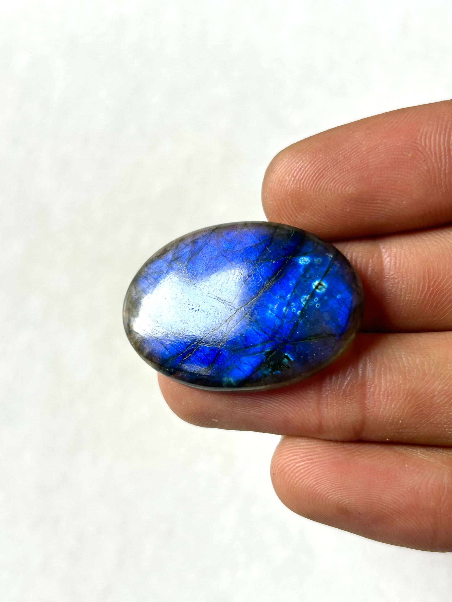 34 mm Blue Labradorite Cabochon