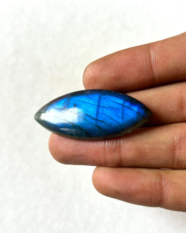 45 mm Labradorite Cabochon with Blue Flash