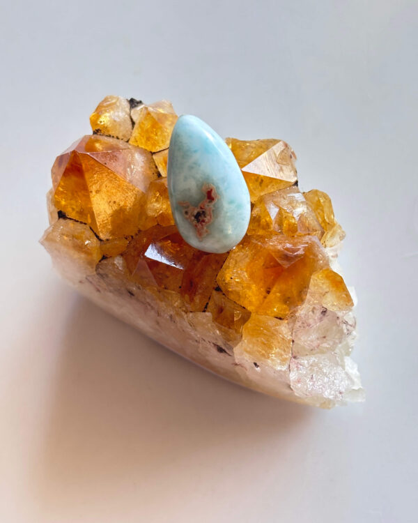 23mm Larimar Gemstone for Jewellery Making