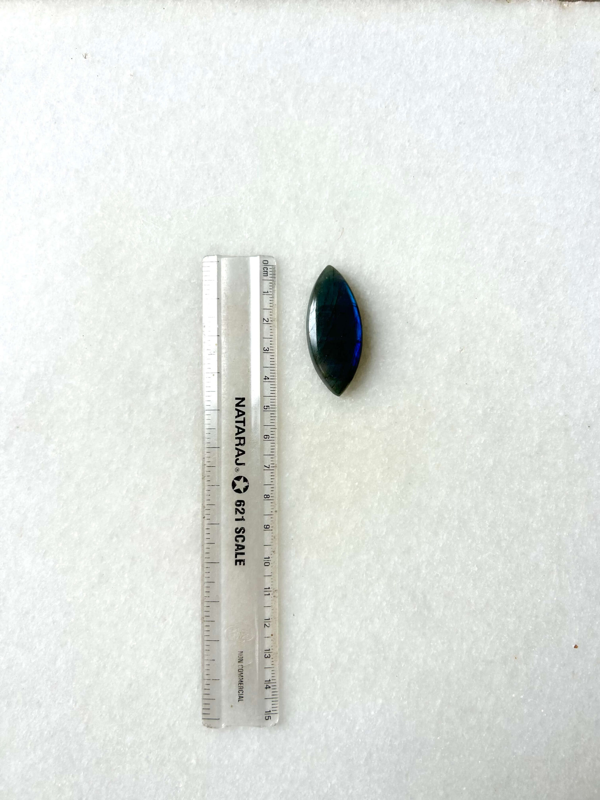 45 mm Labradorite Cabochon with Blue Flash - Image 2