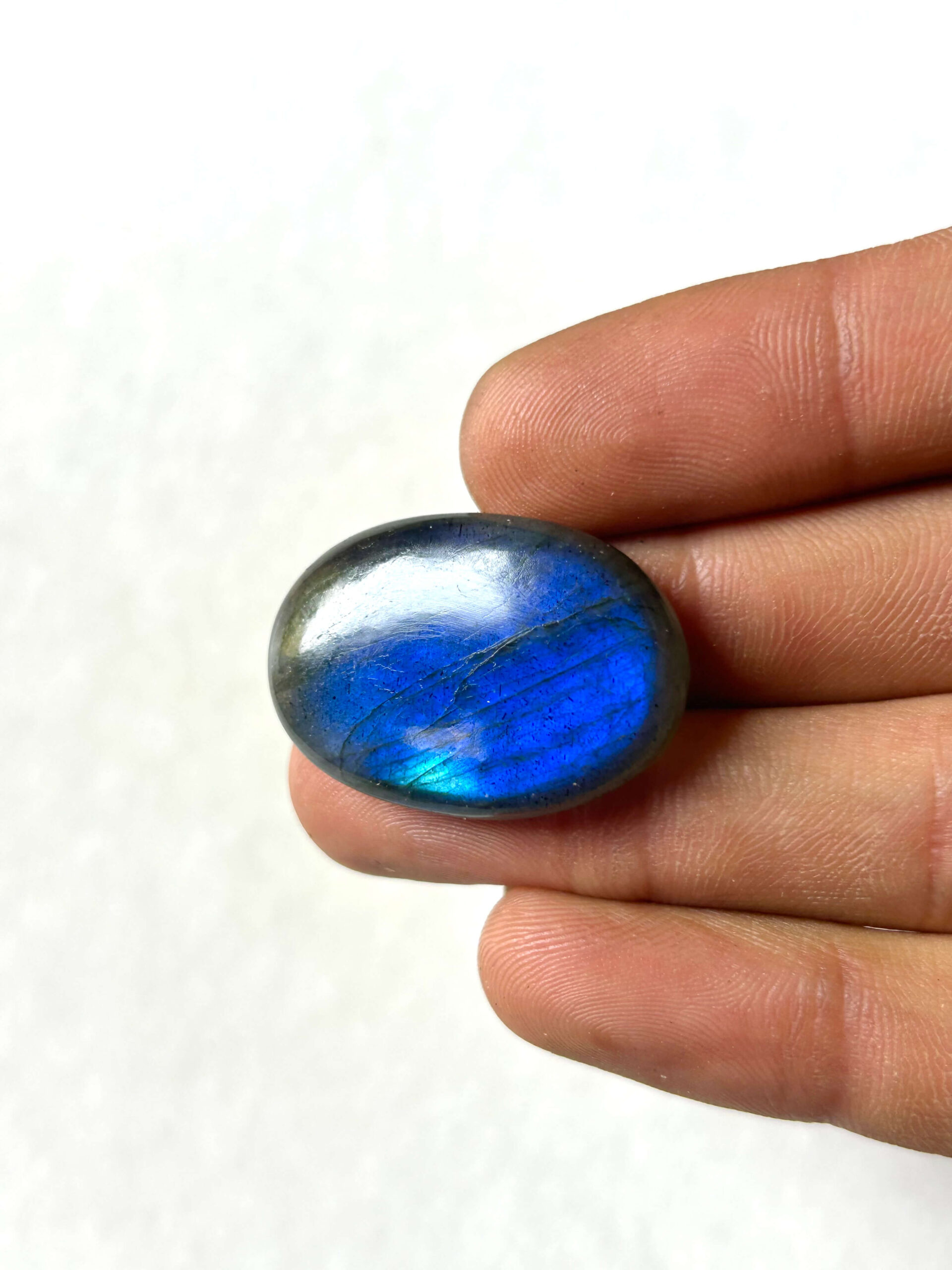 31 mm Blue Labradorite for Macrame