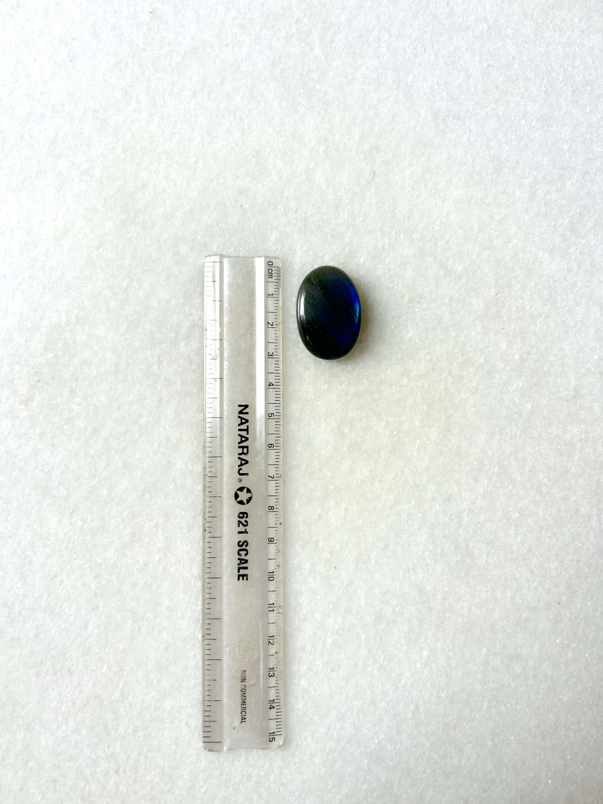 31 mm Blue Labradorite for Macrame - Image 2