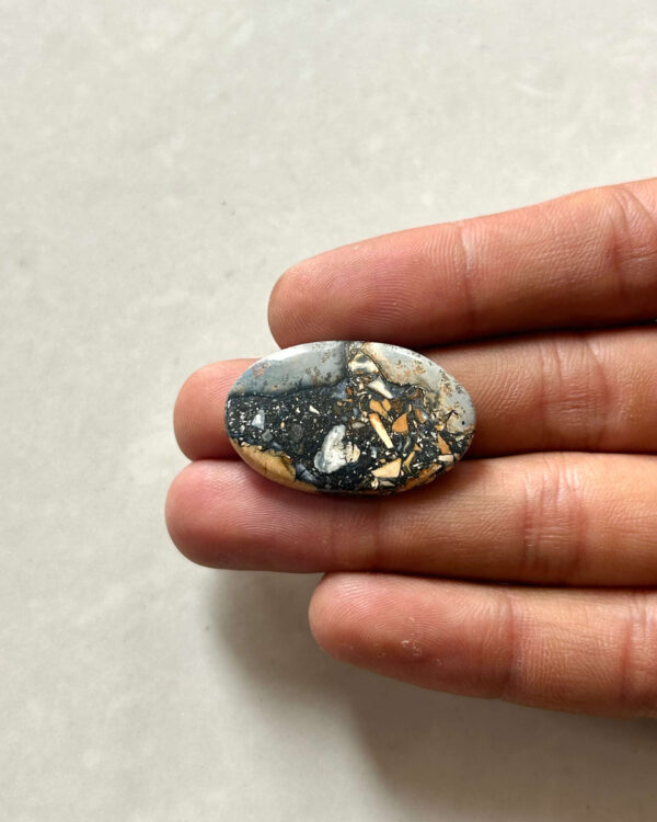 32mm Natural Maligano Jasper Jewelry Stone