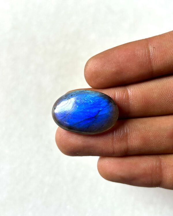 27 mm Blue Labradorite for Macrame