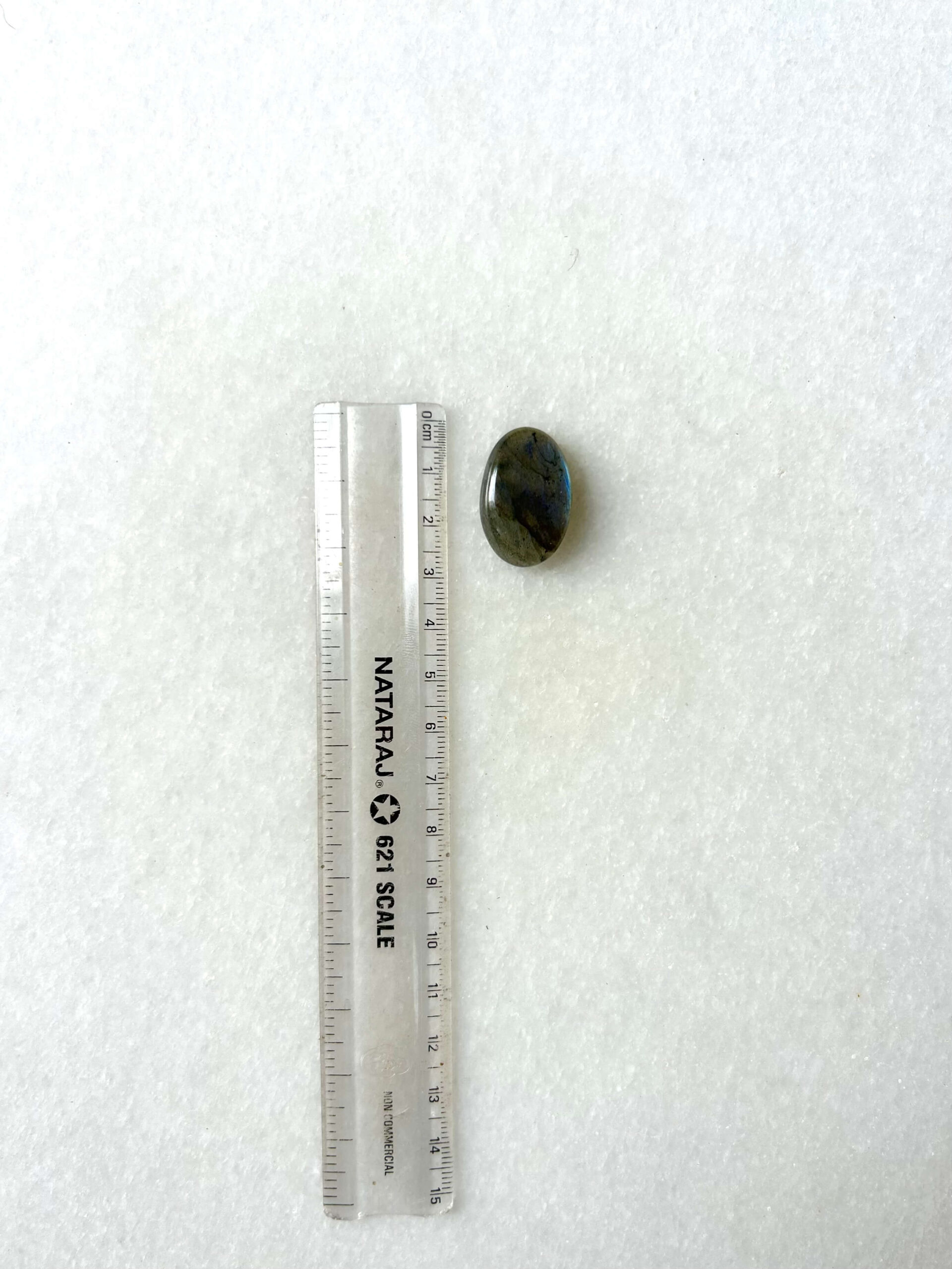 27 mm Blue Labradorite for Macrame - Image 2
