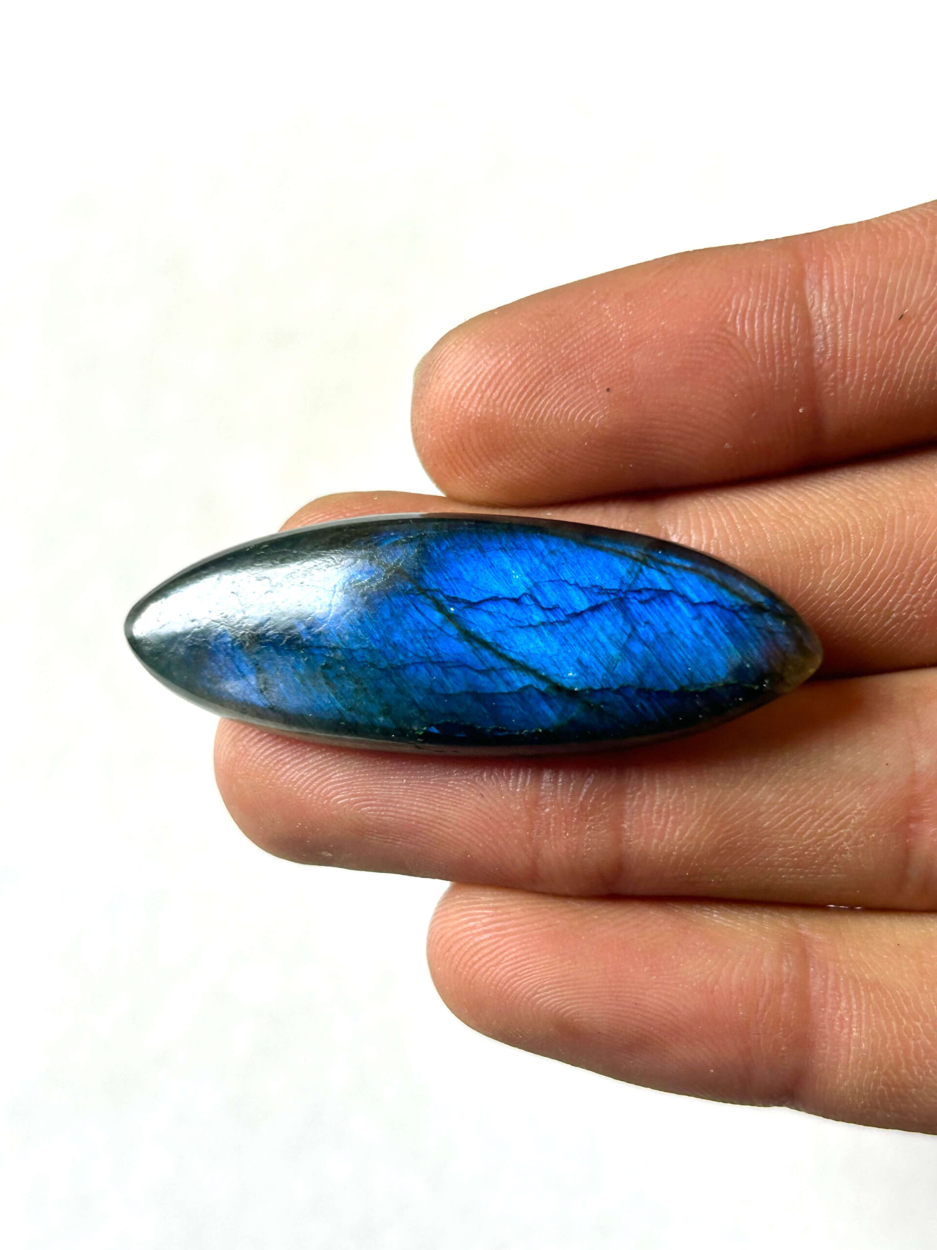 46 mm Blue Flash Labradorite Stone