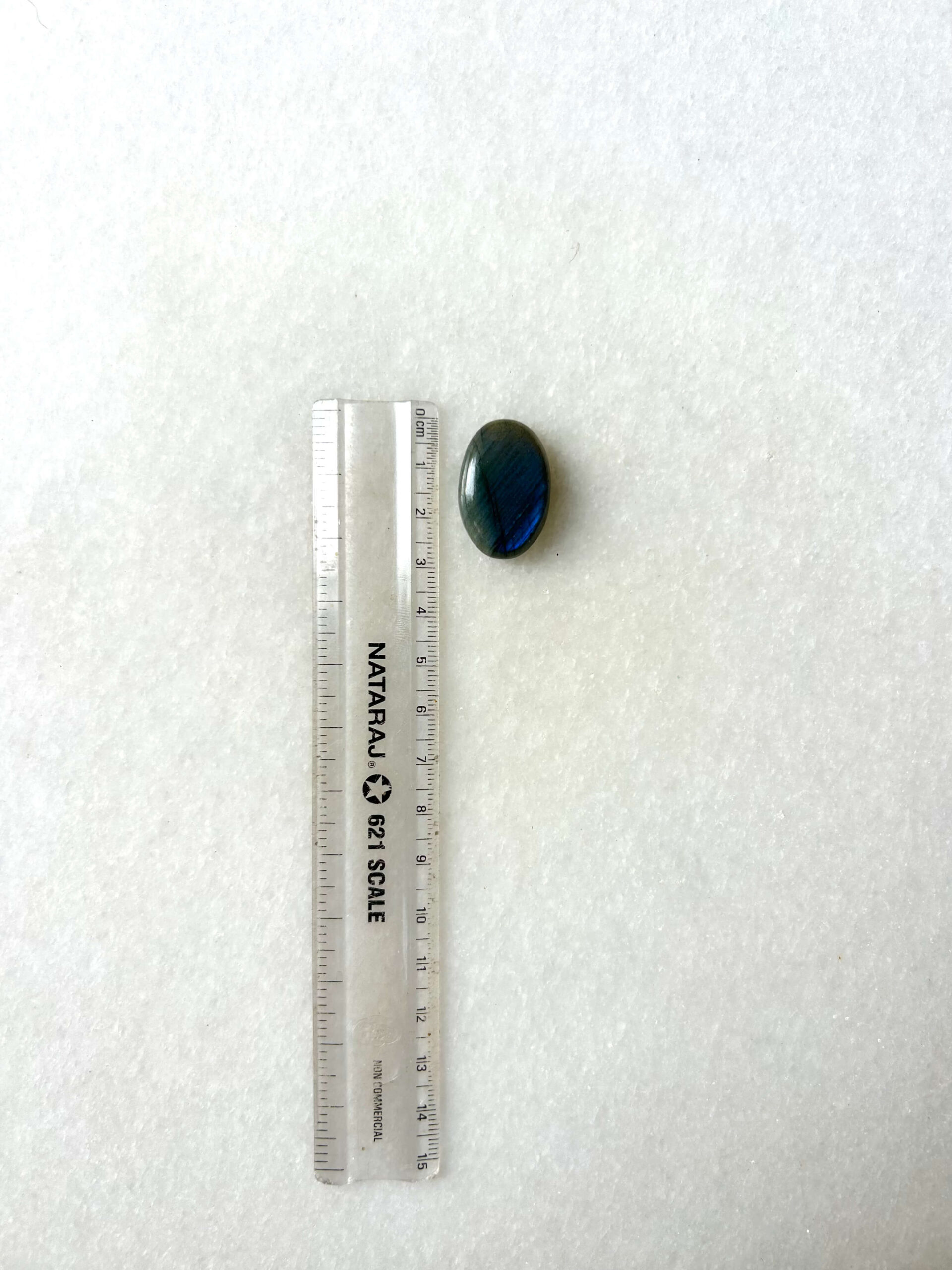 28 mm Blue Labradorite Cabochon - Image 2