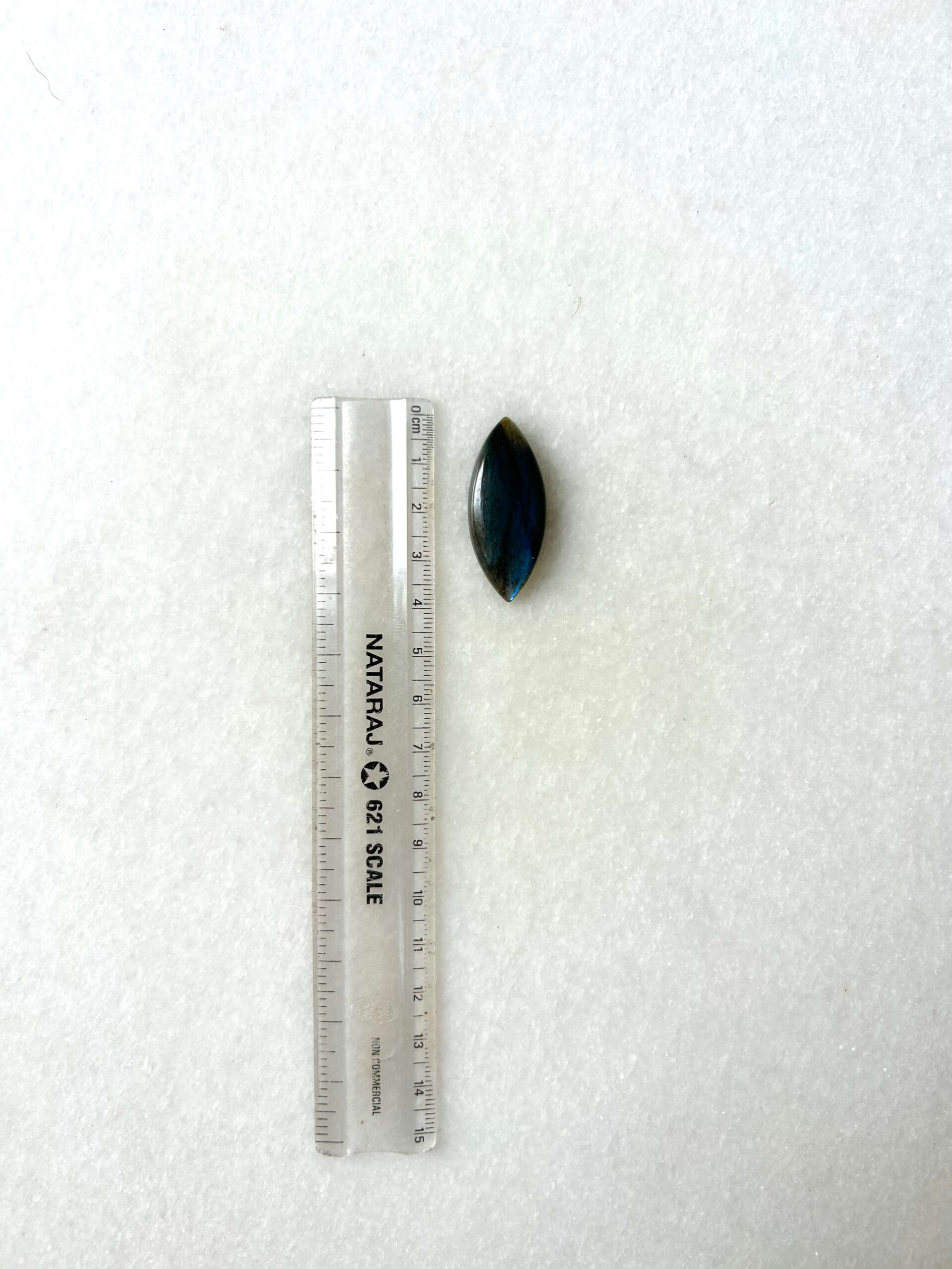 38 mm Labradorite Cabochon with Blue Flash - Image 2