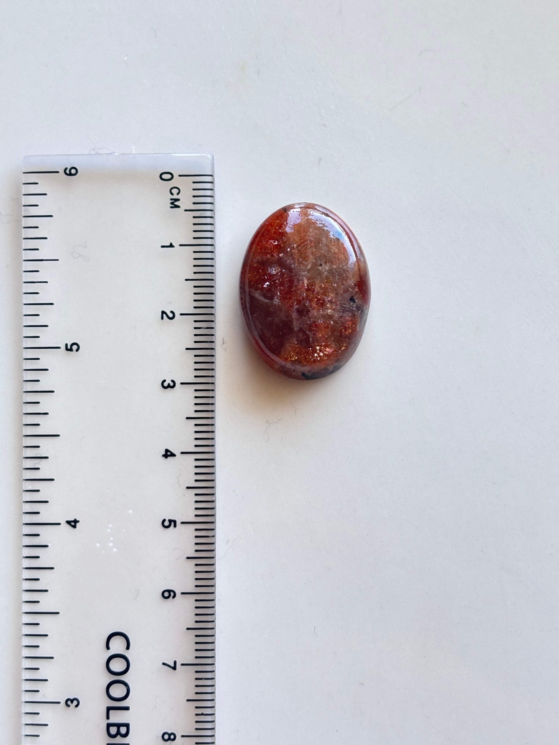 25mm Sunstone Stone for Macramé - Image 2