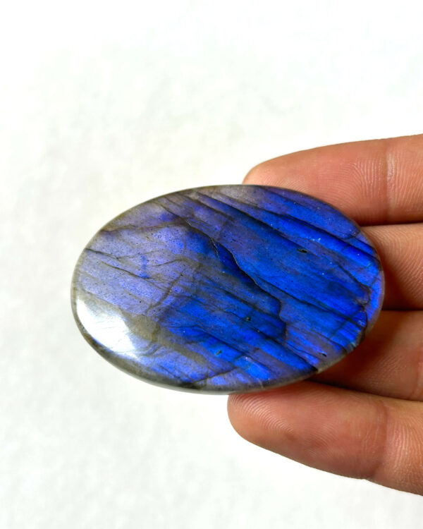 54 mm Blue Labradorite for Macrame