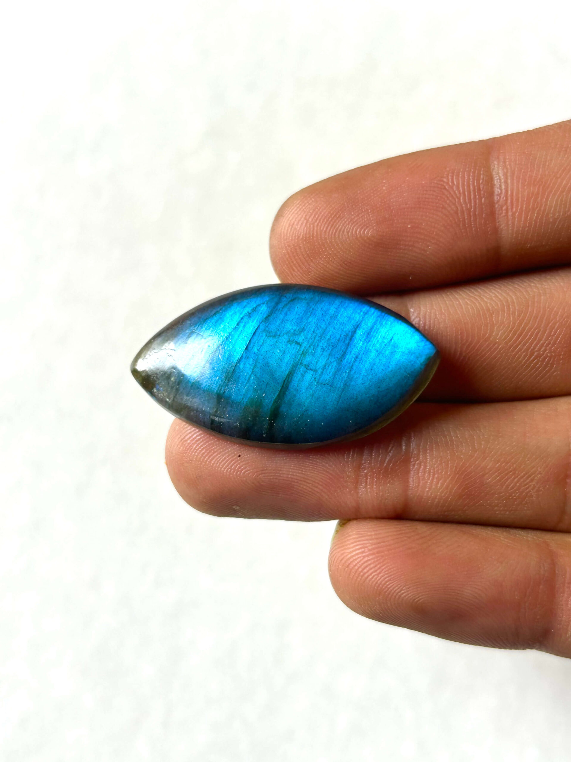 36 mm Blue Flash Labradorite Stone