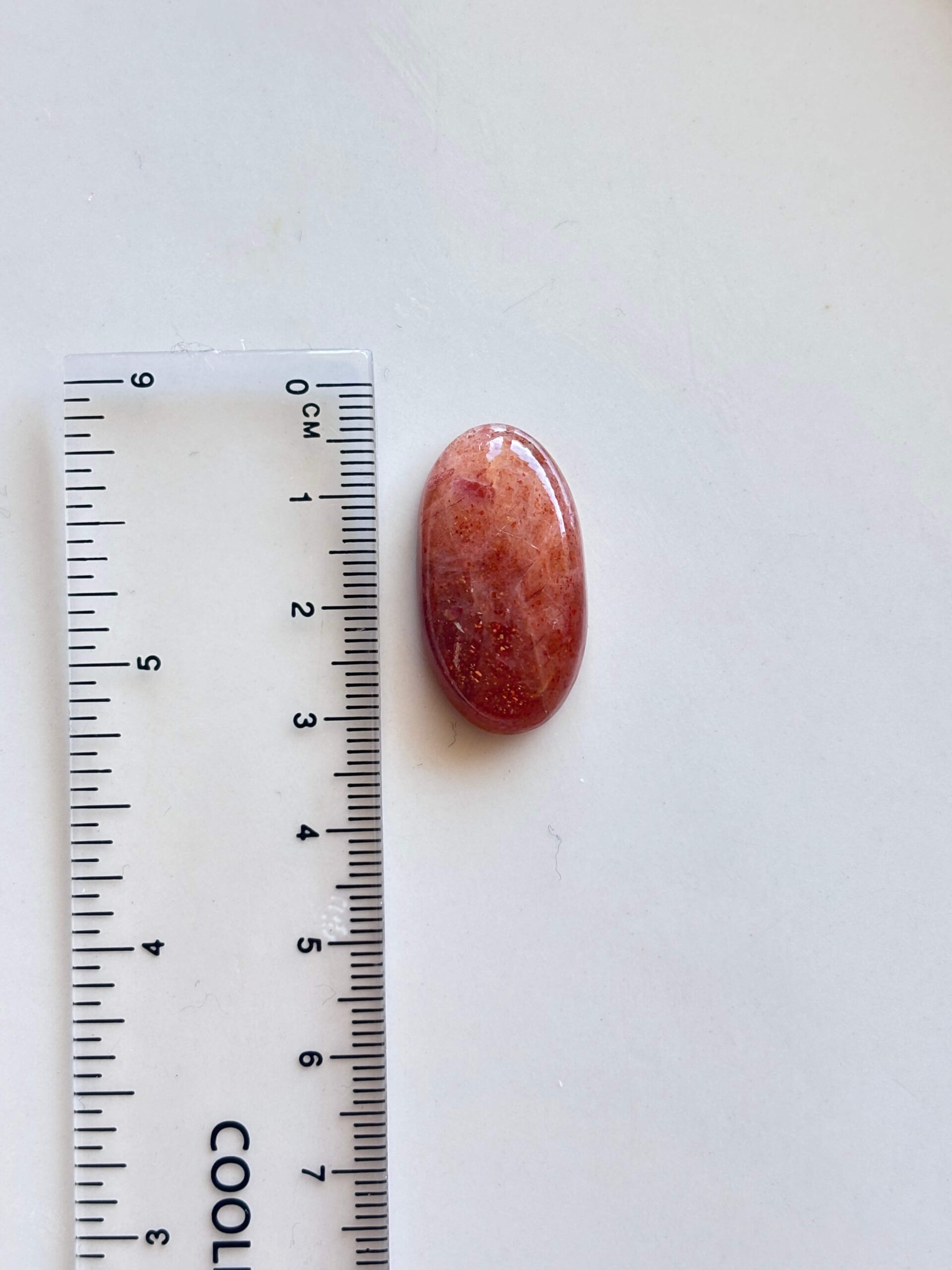 28mm Sunstone Gemstone for Handmade Designs - Image 2